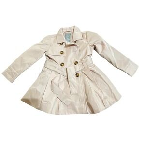 Tahari Kids Cream Trench Coat